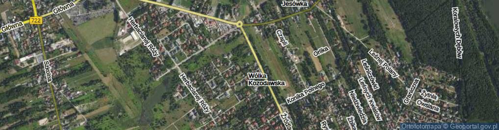 Zdjęcie satelitarne Zawietrzna ul.